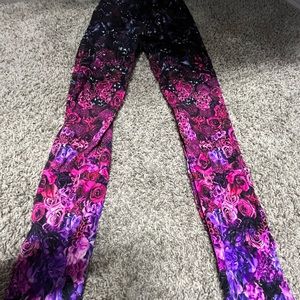 Floral lululemon leggings